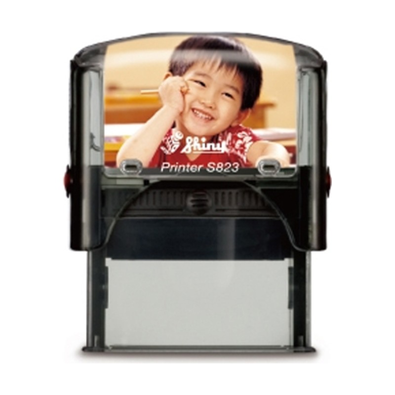 חותמת חצי אוט' + חלון תצוגה גדול 58X22